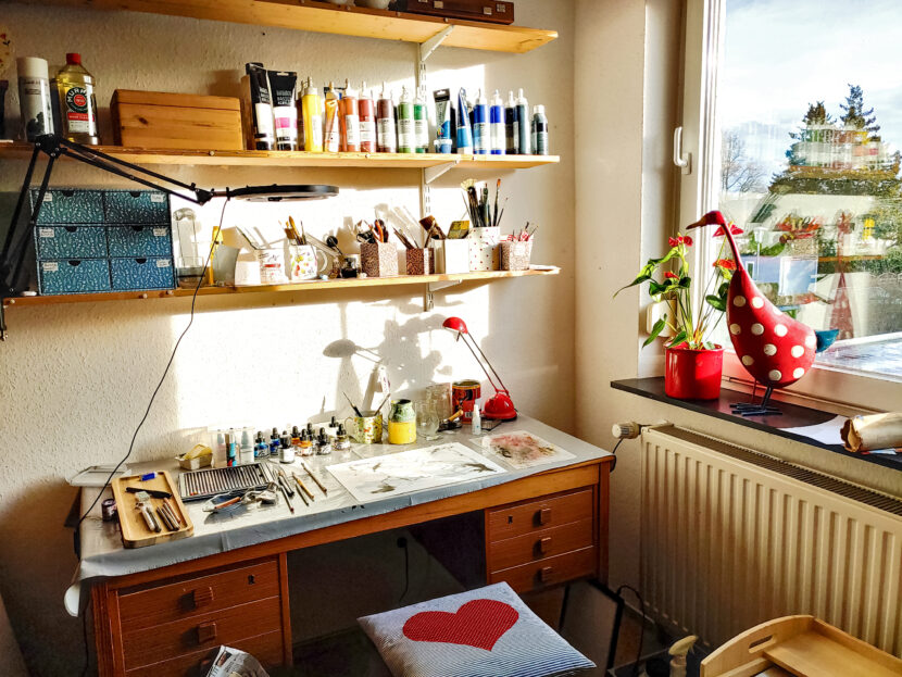 Blick ins Atelier Solution Info HDR : EV(0,7,-5), FC : (0), FC : (0,7,-5)